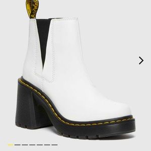 SPENCE LEATHER FLARED HEEL CHELSEA BOOTS